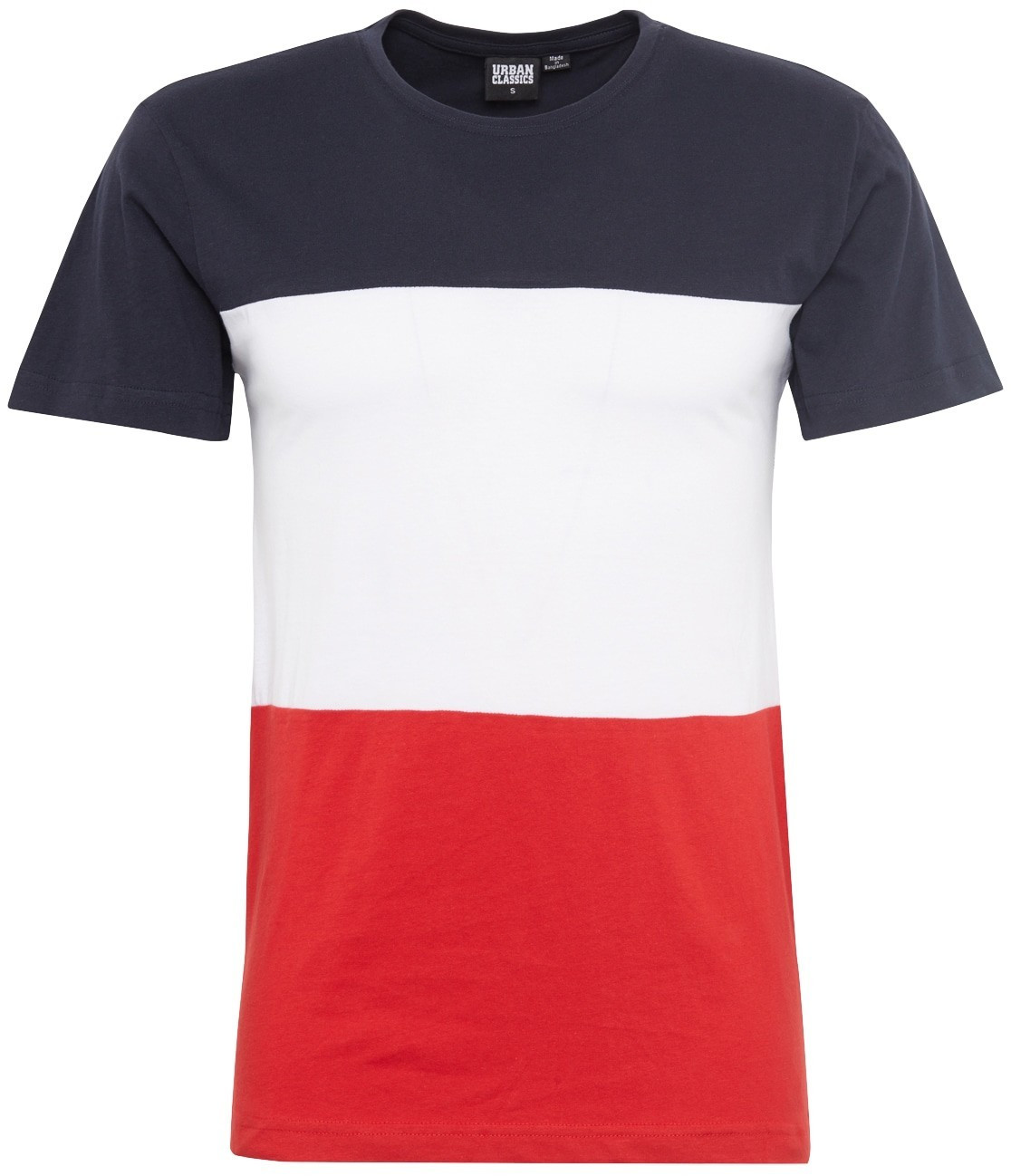Urban Classics Color Block Tee (TB2058) fire red/navy/white