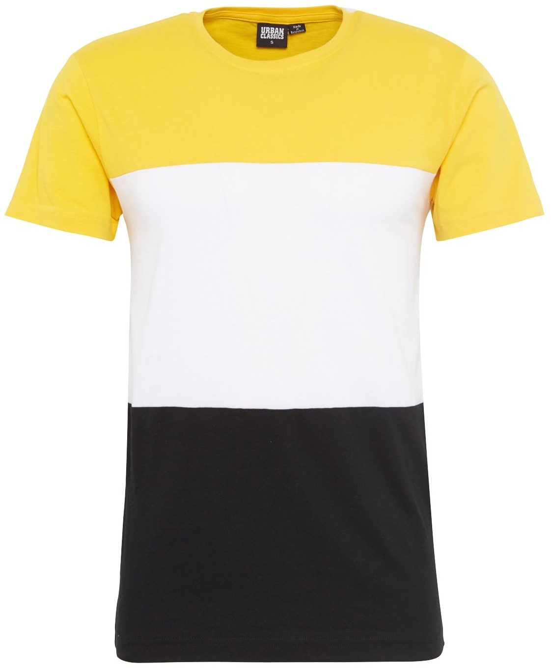 Urban Classics Color Block Tee (TB2058) yellow/white/navyblack
