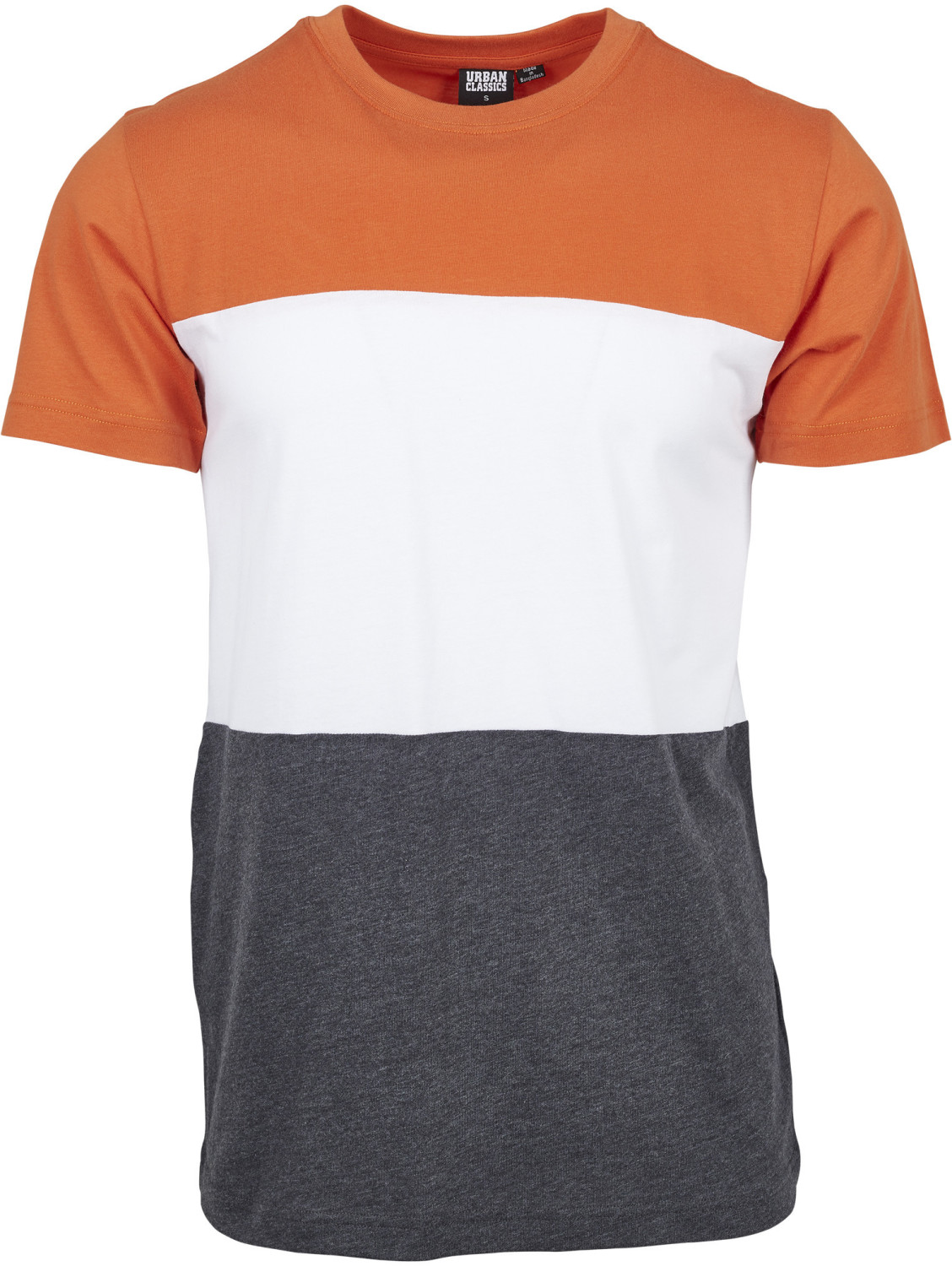 Urban Classics Color Block Tee (TB2058) orange/white/anthracite