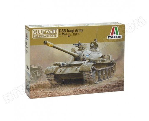 Italeri T-55 Armée iraquienne Guerre du Golfe 25ème anniversaire (6540)