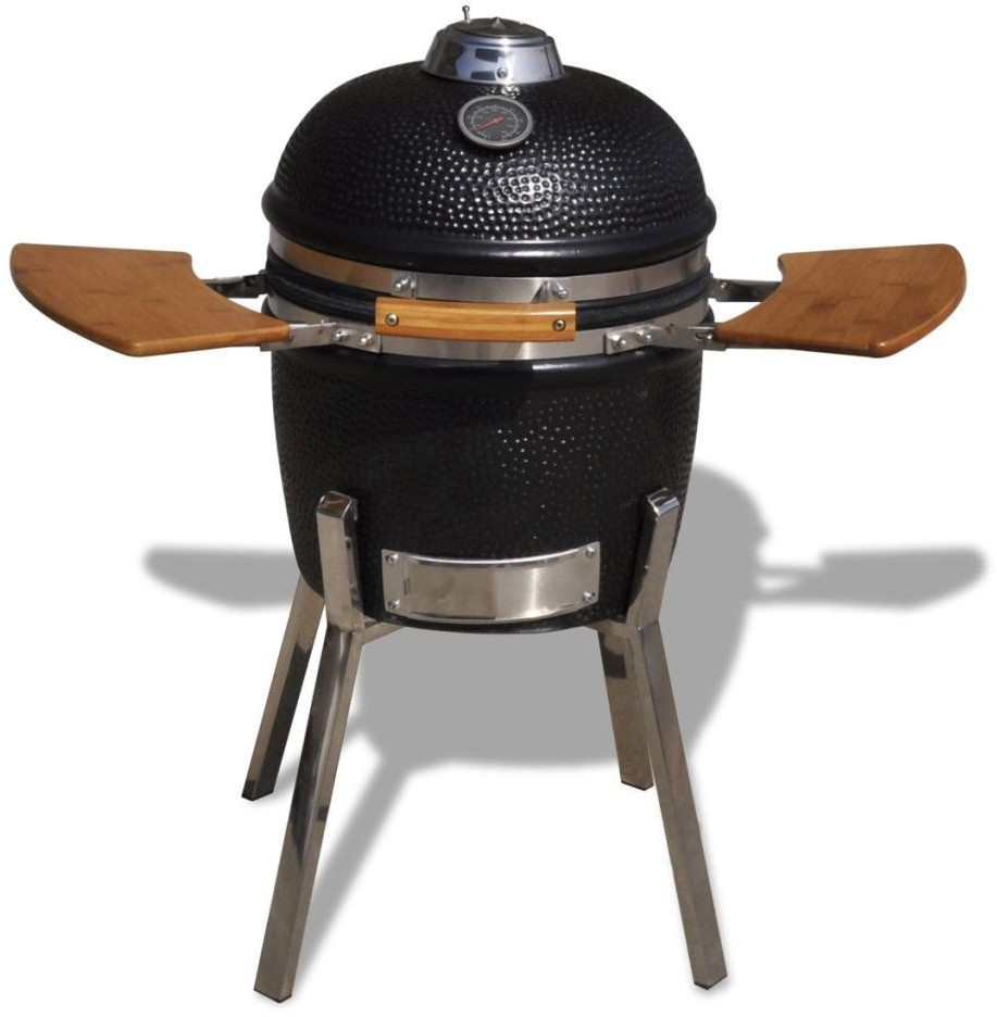vidaXL Kamado Barbecue Grill Smoker Ceramic 81 cm black (41721)