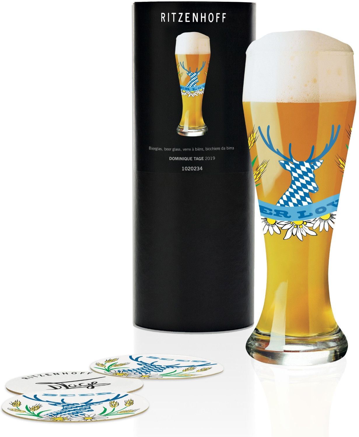 Ritzenhoff Wheat beer glass 0.5 l spring 2019   Dominique Tage (1020234)