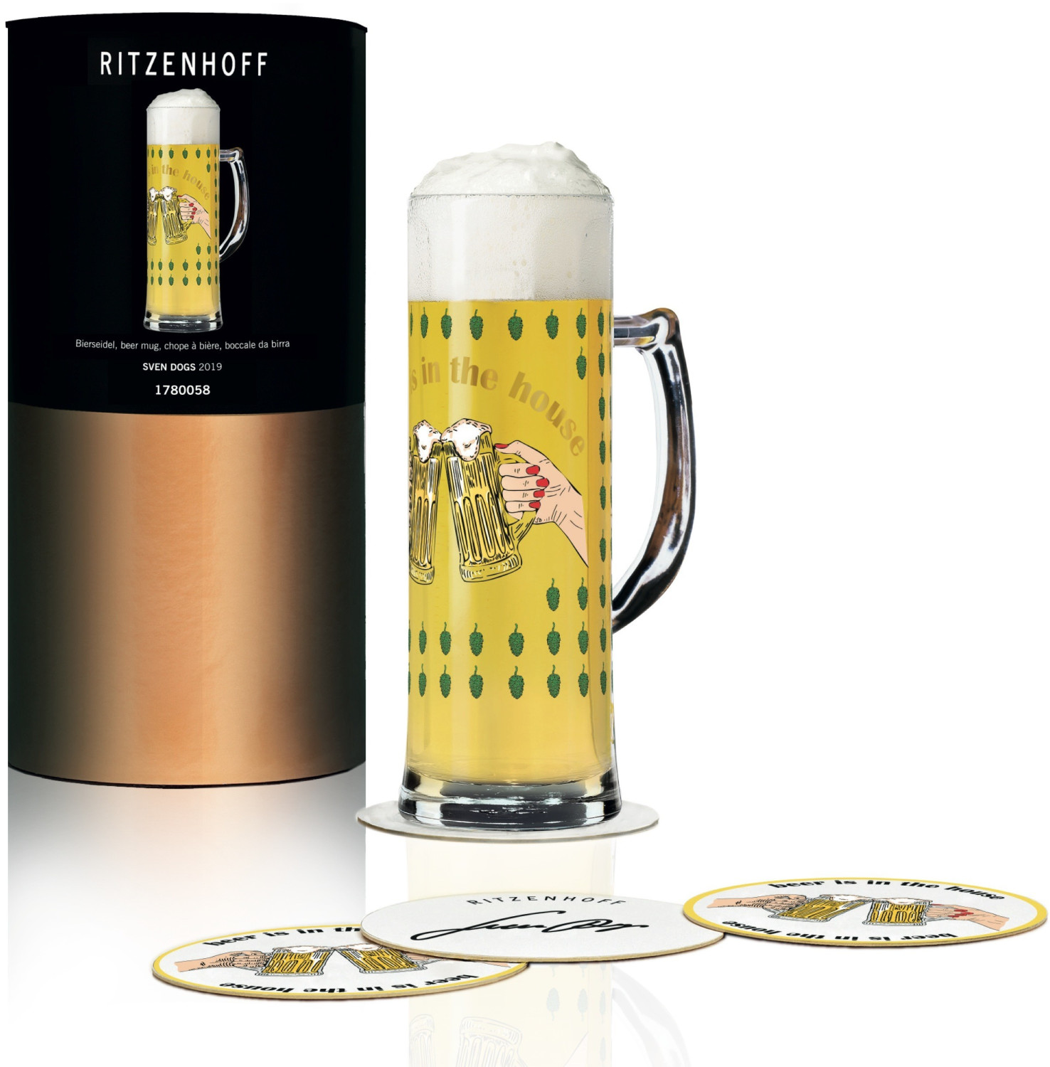 Ritzenhoff Seidel Beer Stein 0.5 Spring 2019  Sven Dogs