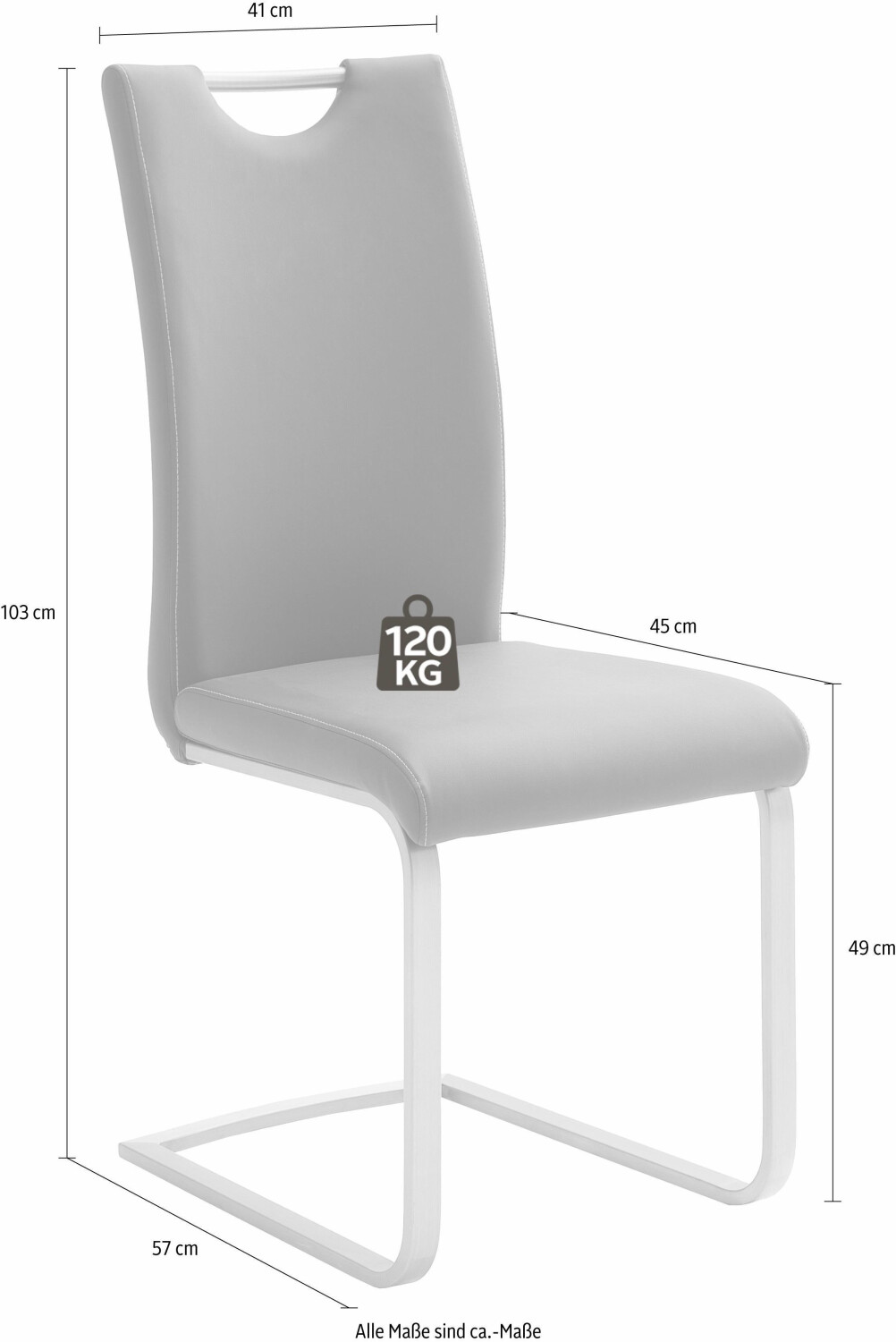 MCA Furniture Paulo PAUE10CX ab 88,19 € | Preisvergleich bei | Freischwinger