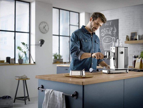 WMF Lumero Espresso Siebträgermaschine Edelstahl matt, Bild 3
