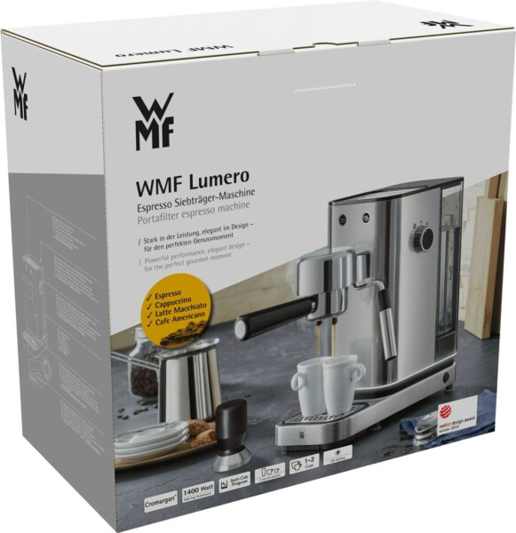 WMF Lumero Espresso Siebträgermaschine Edelstahl matt, Bild 34