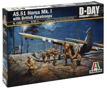 Italeri AS.51 Horsa Mk.I avec parachutistes britanniques (1356)