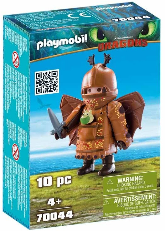 Photos - Toy Car Playmobil Dragons - Fishlegs with Flying Suit  (70044)