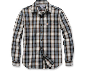Carhartt Essential Plaid Shirt Camisa Work Utility con Botones de los Hombres 