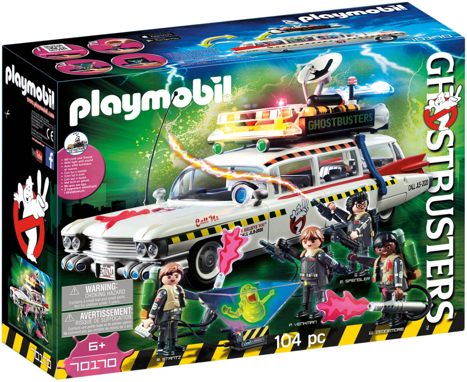 Photos - Toy Car Playmobil Ghostbusters Ecto-1A  (70170)