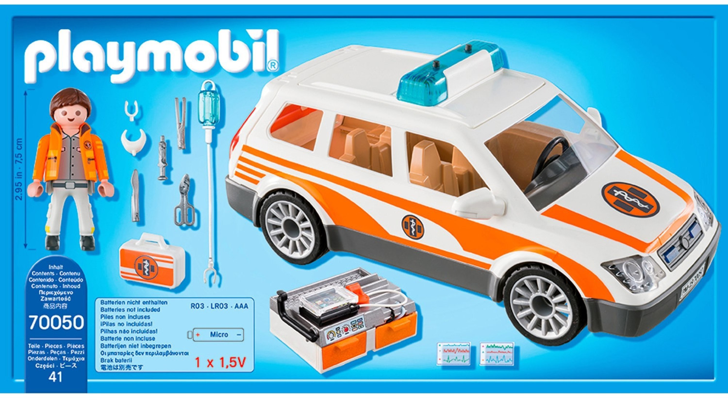 Coche ambulancia sale playmobil