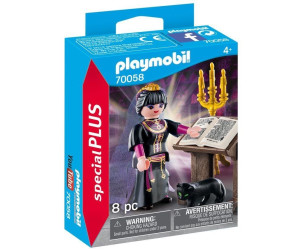 Playmobil Special Plus 70058 Hexe Zauberin Katze Pult Buch Kerzenständer NEU 