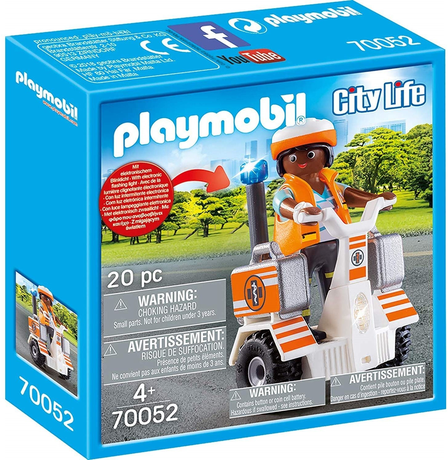 Playmobil 70823 Duo Secouriste Et Policiere