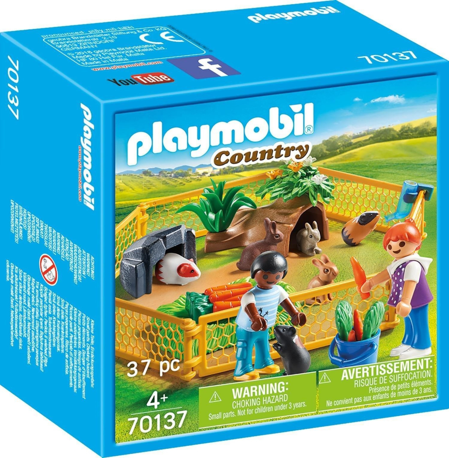 Photos - Toy Car Playmobil Country - Small Animal Enclosure  (70137)