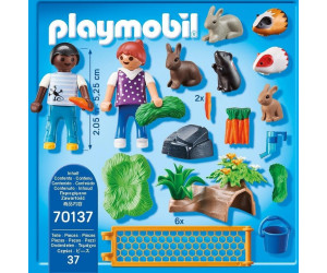 Playmobil dix Lapin Animaux from set 5278 deux types cinq de chaque type-NEUF 