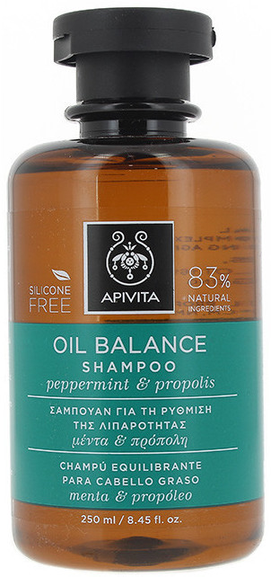 Apivita Oil Balance Shampoo Peppermint & Propolis (250 ml)