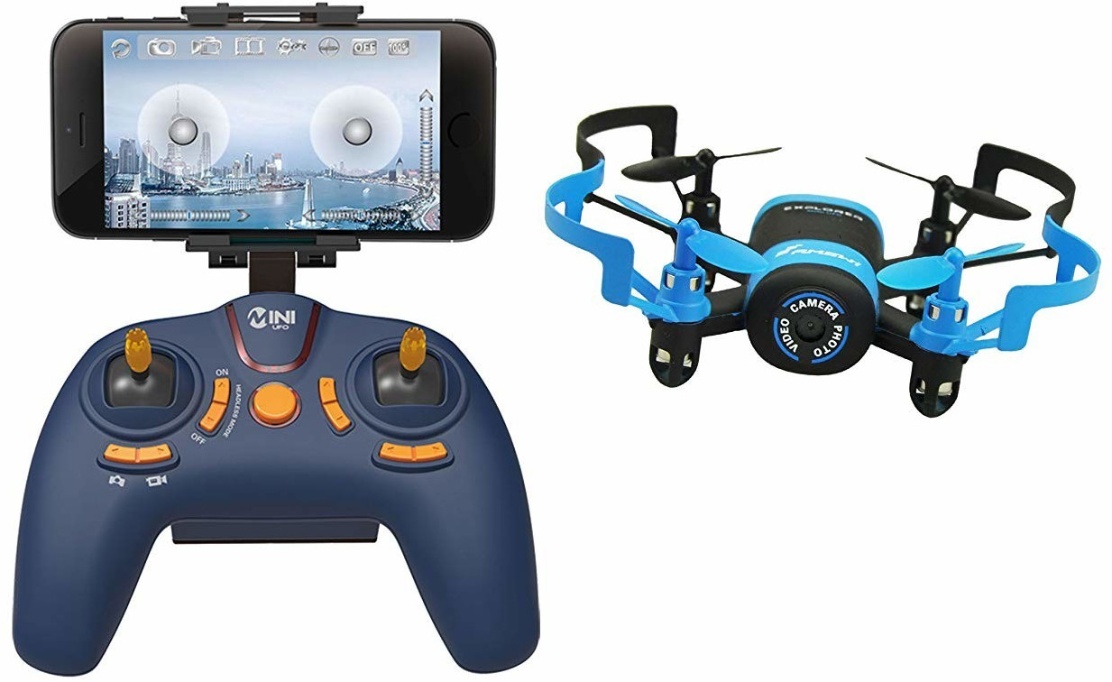 Amewi Mini UFO Explorer FPV Camera RTF 2.4 GHz bleu (25198)