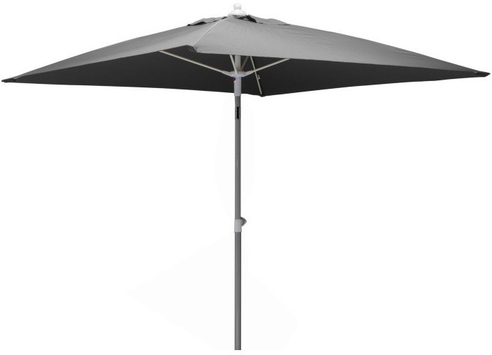 Proloisirs Parasol carré 200 x 200 cm gris