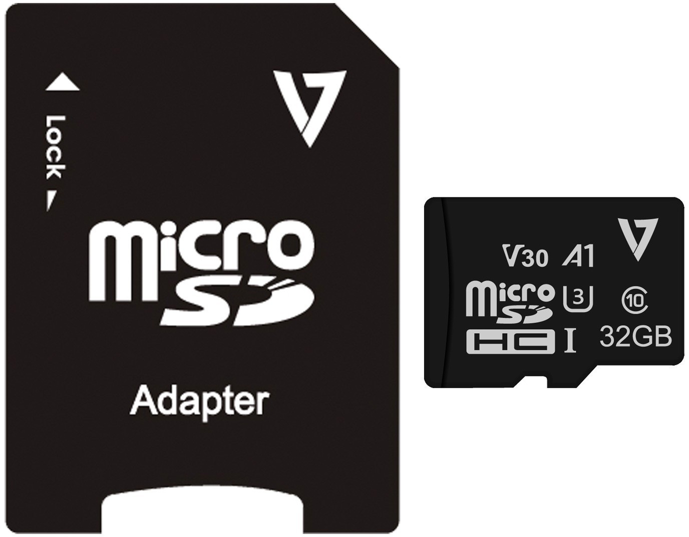 V7 U3 A1 microSDHC 32 Go