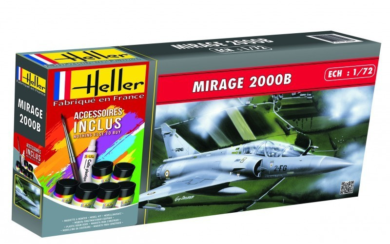 Heller Mirage 2000B avec accessoires (56322)