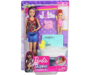 Canguro Skipper Barbie FXH05 niñeras Inc Playset Con Bañera 
