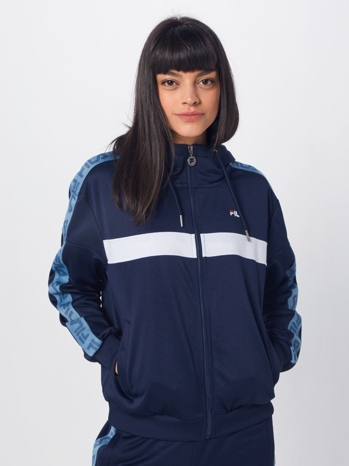 Fila Teela Track Hooded Zip black iris