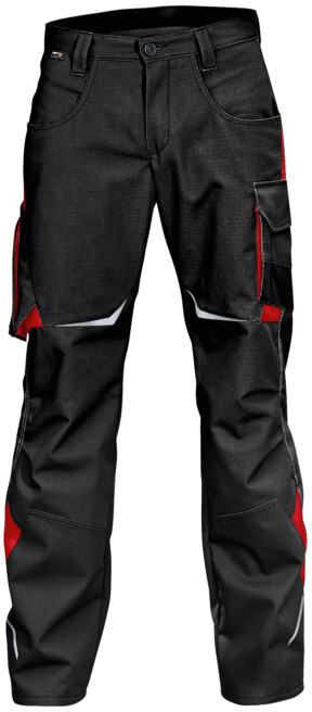 Kübler Pulsschlag Trousers (2424) black/mittelrot