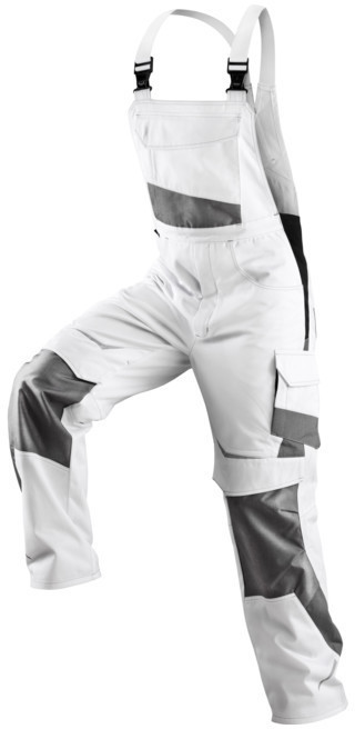 Kübler Pulsschlag LatzTrousers (3324) white/anthracite
