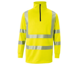 Kübler REFLECTIQ Zip-Sweater PSA 2 warngelb
