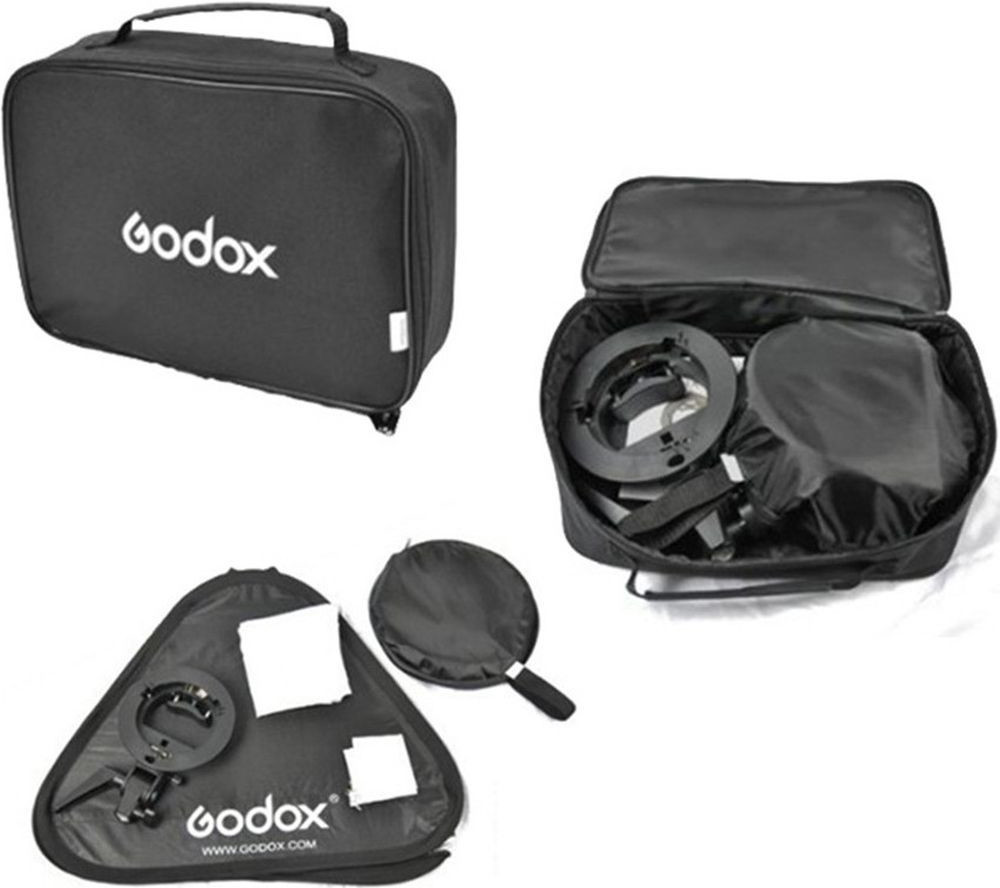 Godox S-Bracket Bowens + Softbox 40x40cm + Grid