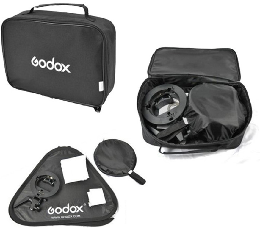 Godox S-Bracket Bowens + Softbox 80X80cm + Grid