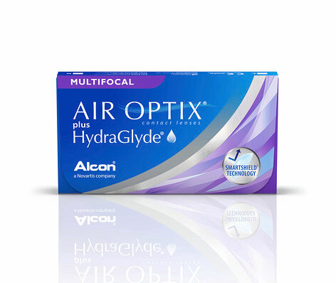 Photos - Glasses & Contact Lenses Alcon Air Optix plus HydraGlyde Multifocal -0.25  (6 pcs)