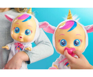 IMC Babypuppe Cry Babies Dreamy niedliche Einhorn Puppe mit Funktionen 30 cm 