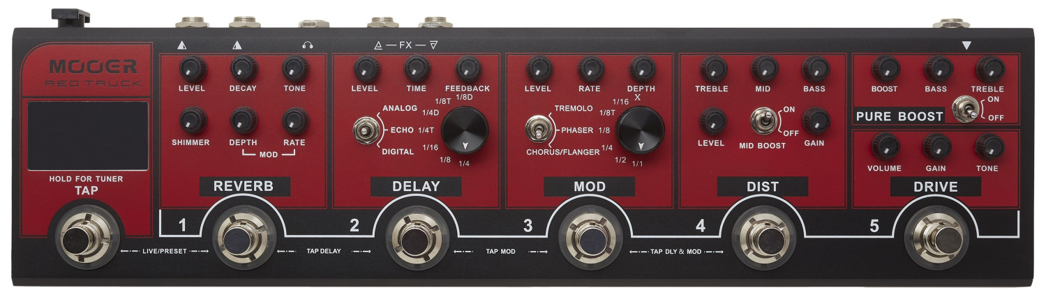 Photos - Effects Pedal Mooer Audio  Audio Red Truck 