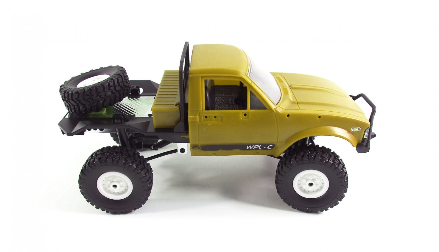 Figurine pour enfant Amewi GAZ-66 bleu, blanc brushed 1:16 Camion RC  électrique Camion 4 roues motrices (4WD) prêt à fonctionner (RtR) 2,4 GHz  avec accu et câble de charge