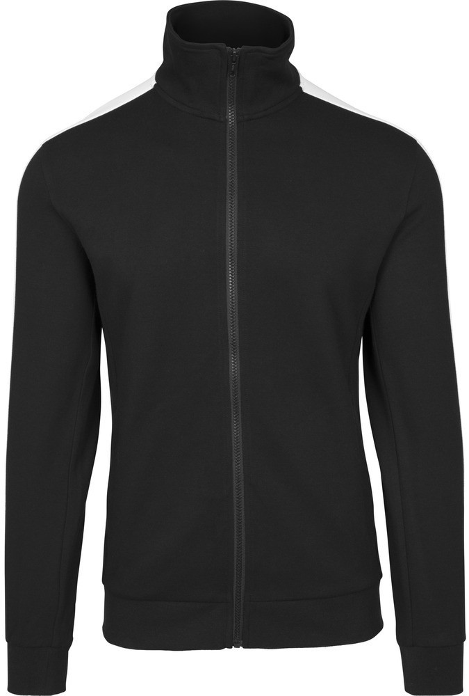 Urban Classics 2-Tone Interlock Track Jacket black/white (TB1864)