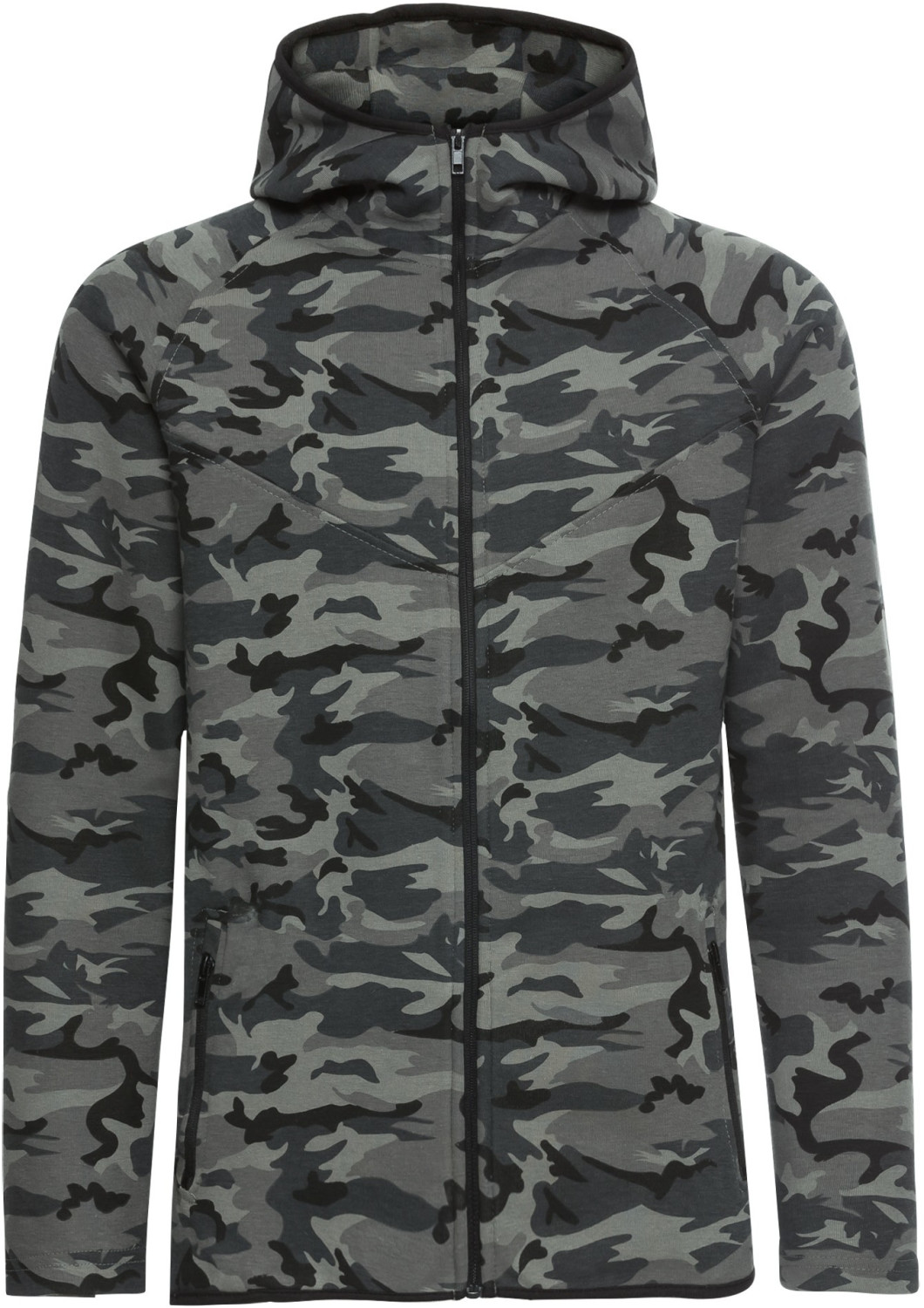 Urban Classics Interlock Camo zip Jacket dark camo (TB1783)