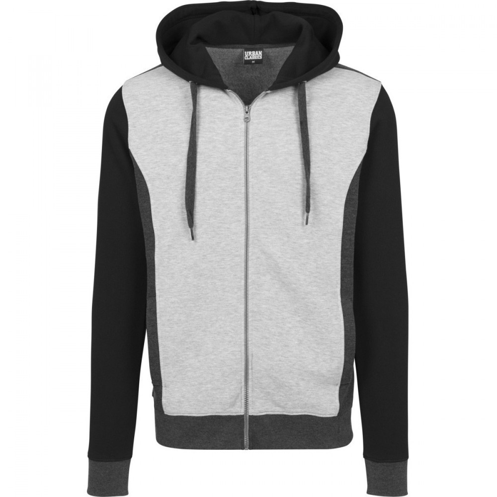 Urban Classics 3-Tone Sweat Zip Hoody (TB1817)