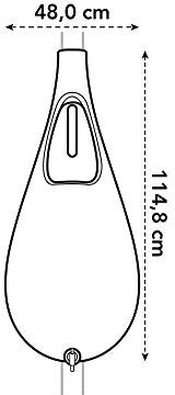 Elho Pure Raindrop 70 L Grey