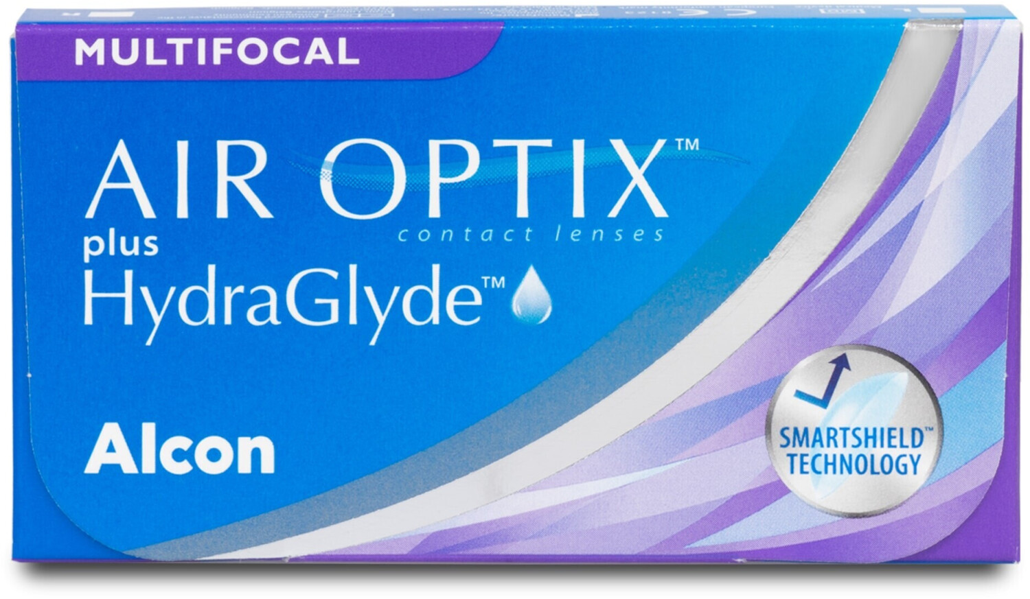 Alcon Air Optix plus HydraGlyde Multifocal +2.00 (6 lentilles)