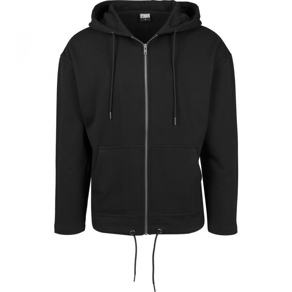 Urban Classics Long Sweat Zip Hoody black (TB1787)