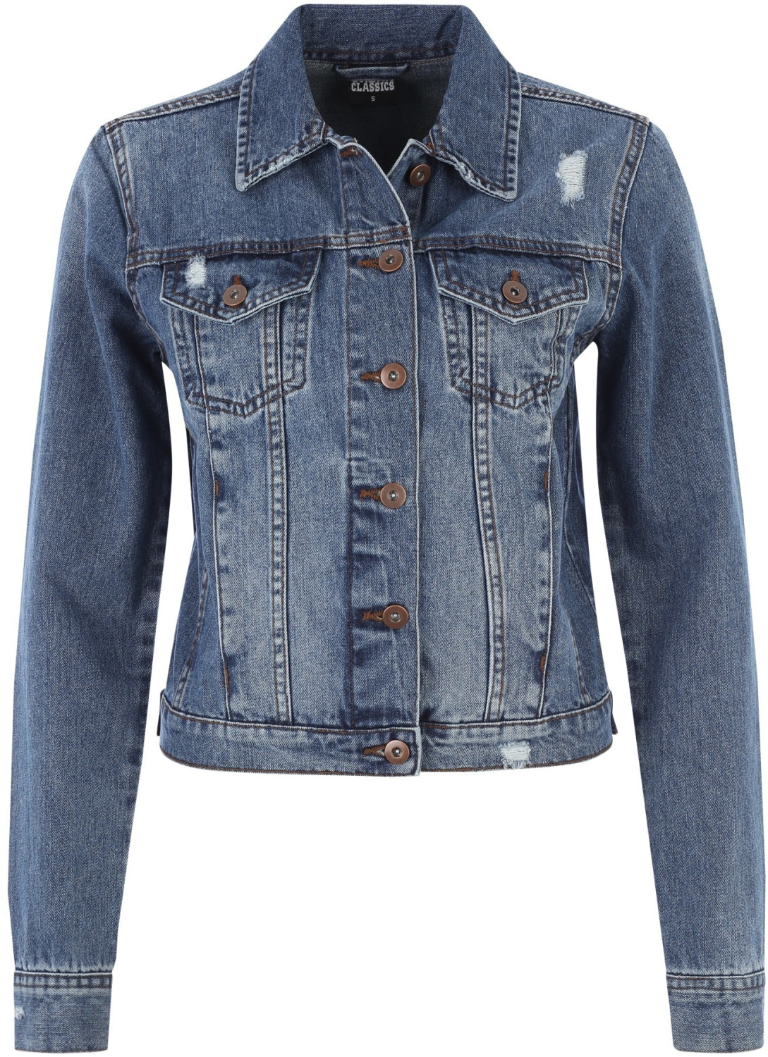 Urban Classics Ladies Denim  Jacket ocean blue (TB1542)-830