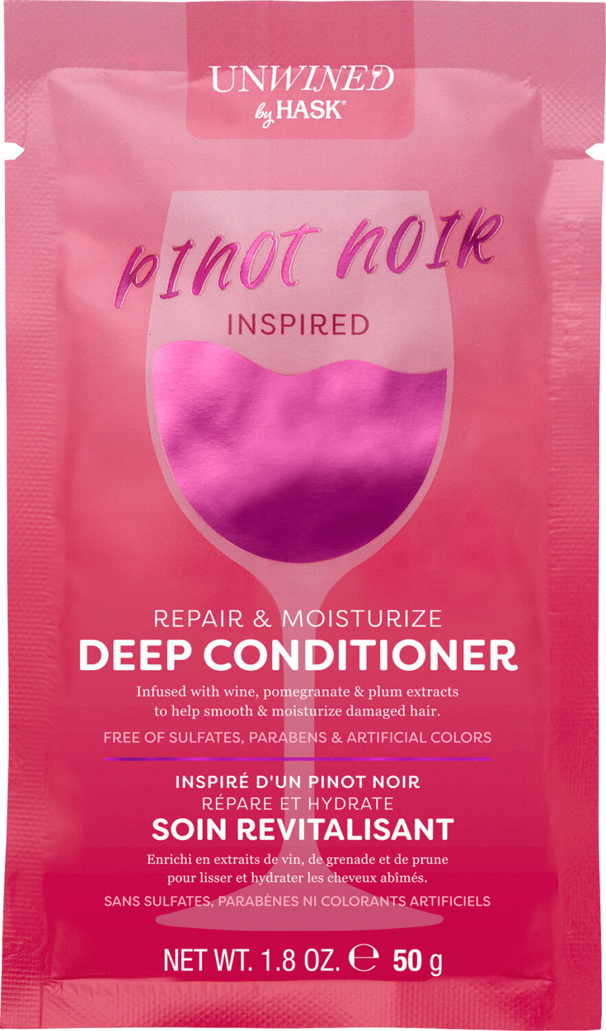 Hask Beauty Repair & Moisturize Pinot Noir Deep Conditioner (50 ml)