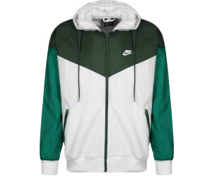 nike green and white windbreaker