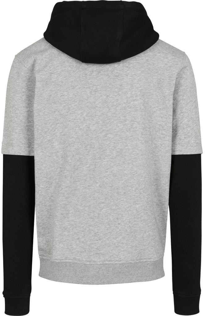 Urban Classics Double Layer Hoody grey/black (TB2703)