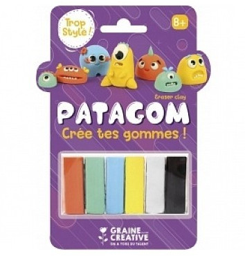 Graine créative Crée tes gommes Patagom montres