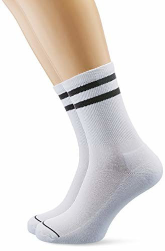 Urban Classics 2-Tone College Socks 2-Pack white/black (TB1882)
