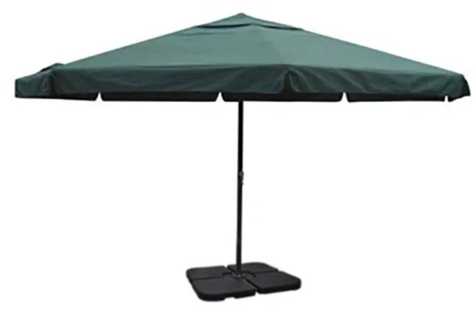 VidaXL Parasol aluminium avec base mobile vert