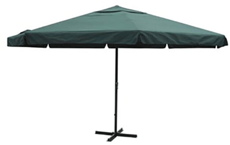 VidaXL Parasol aluminium vert