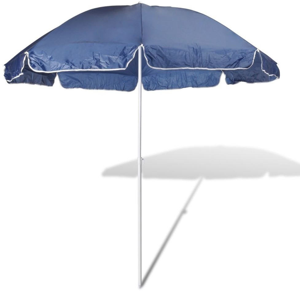 VidaXL Parasol de plage 240 cm bleu